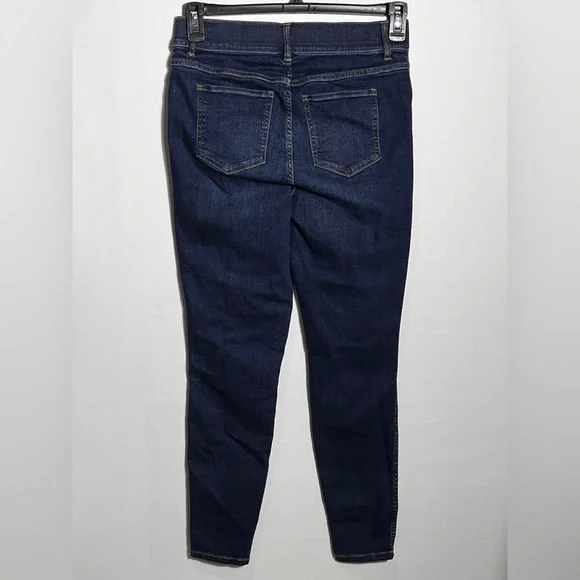 Spanx Ankle Skinny Jeans Midnight Shade Denim Pull-on 20342R sz Medium - Picture 4 of 12